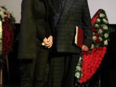 Пронзительные кадры с прощания с Борисом Грачевским