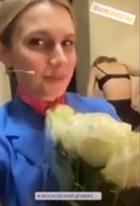 Асмус засветила нижнее белье