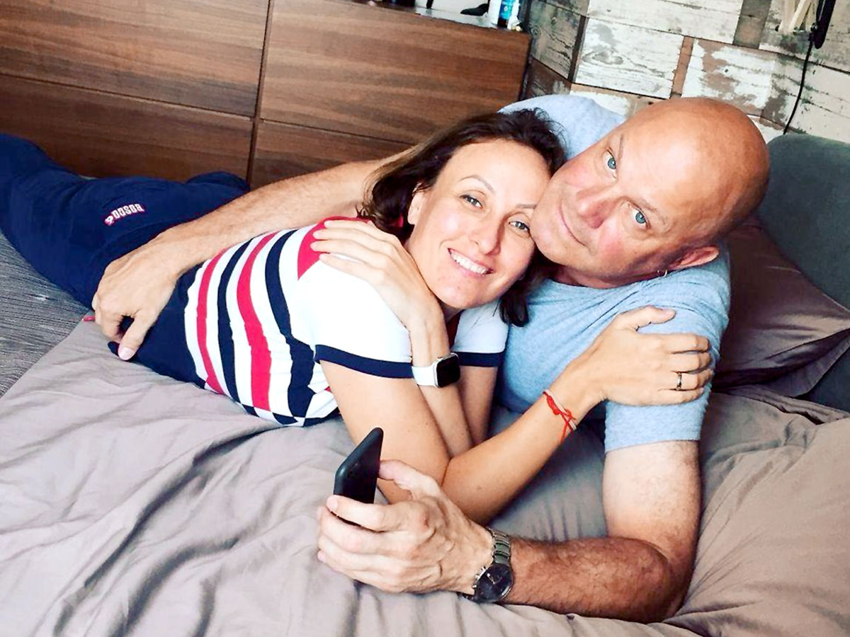 Алексей Кортнев с женой