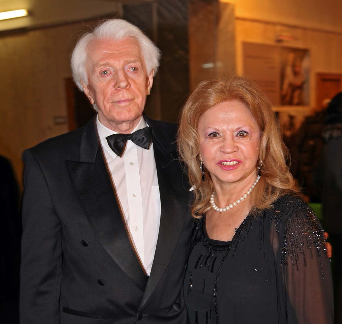 Лионелла Пырьева с мужем Олегом Стриженовым