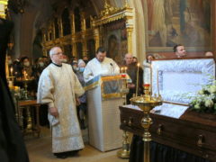 Отпевание Андрея Мягкова