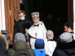 Отпевание Андрея Мягкова