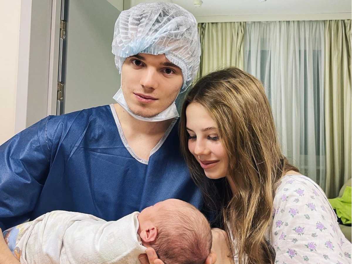 Арсений Шульгин с женой Лианой и дочерью Селин