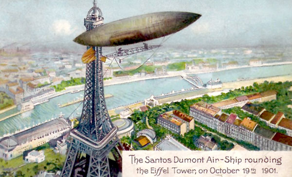 Полет над Парижем, 1901 год