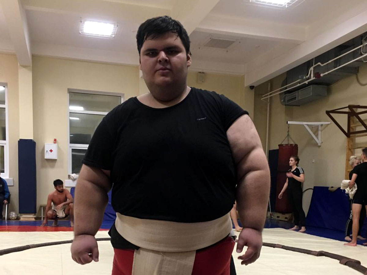Первый борец сумо Кабардино-Балкарии Джамбулат Хатохов