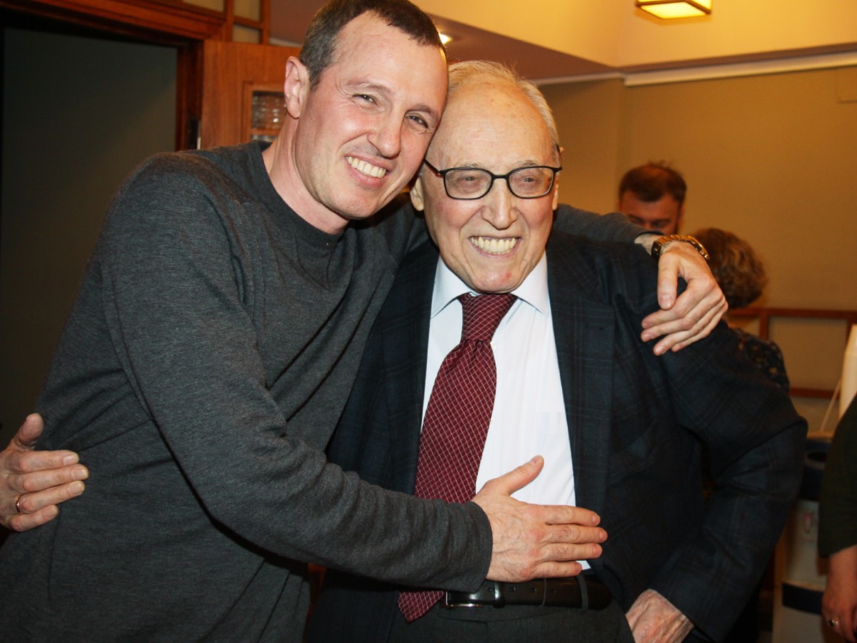 Эмиль Верник с сыном Игорем