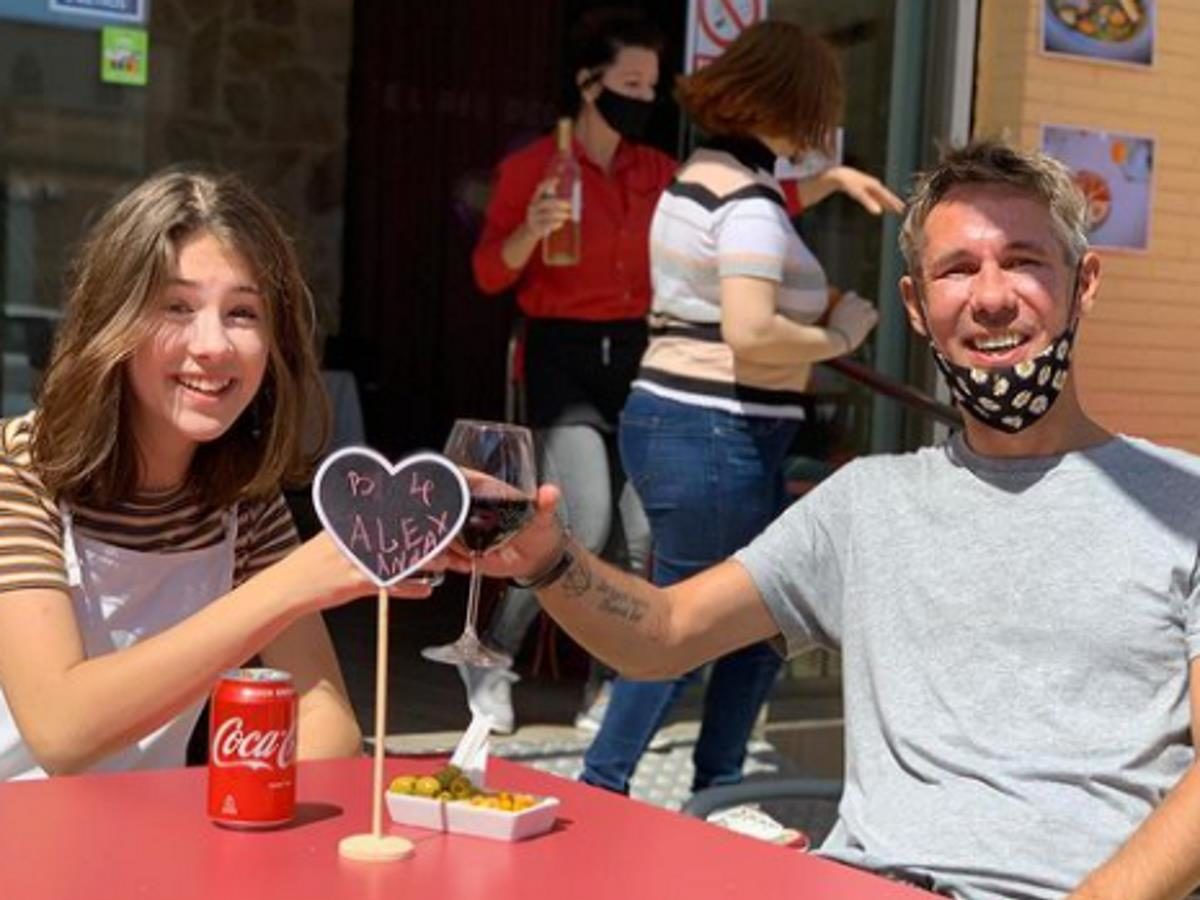 Алексей Панин с дочкой Анной