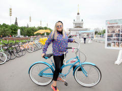 Татьяна Михалкова считает велоспорт циркулярно лавирующей медитацией. Фото Ларисы Кудрявцевой
