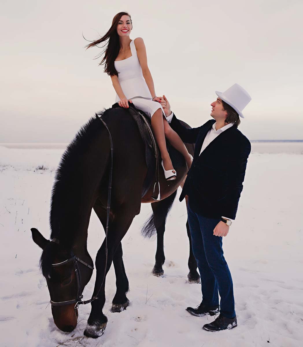 Константин Корсаков c Еленой Тереховой