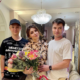 Анастасия Макеева с мужем и пасынком