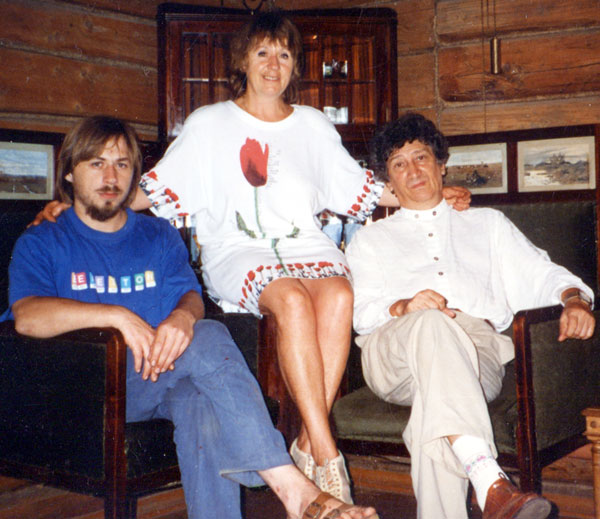 Юрий Энтин с супругой Мариной и ее сыном Леонидом (конец 80-х)