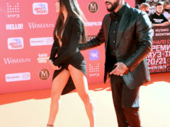 Для Кати Сафаровой этот выход в свет с Тимати стал дебютным после победы в телешоу «Холостяк». Фото Бориса Кудрявова