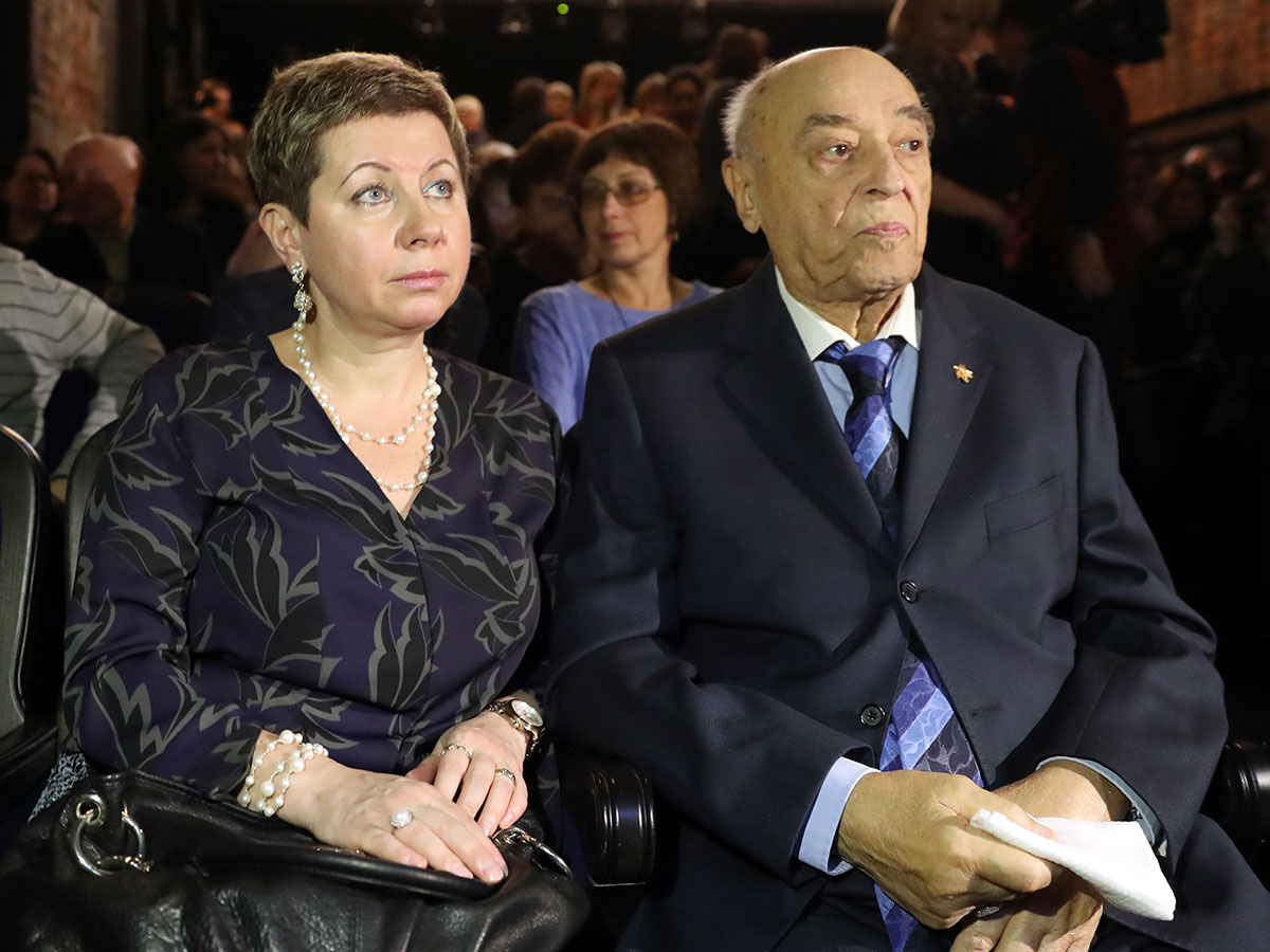 Владимир Этуш с супругой Еленой