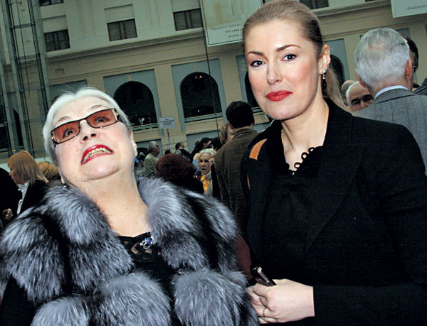 Лидия Федосеева-Шукшина с дочерью