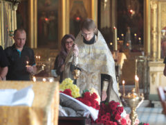 Отпевание Алексея Мускатина