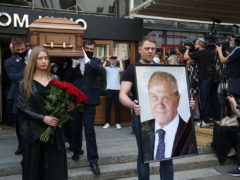 Прощание с Владимиром Меньшовым. Фото: Борис Кудрявов