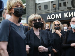 Прощание с Владимиром Меньшовым. Фото: Борис Кудрявов