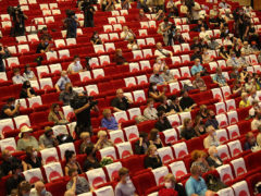 Прощание с Владимиром Меньшовым. Фото: Борис Кудрявов