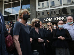 Прощание с Владимиром Меньшовым. Фото: Борис Кудрявов