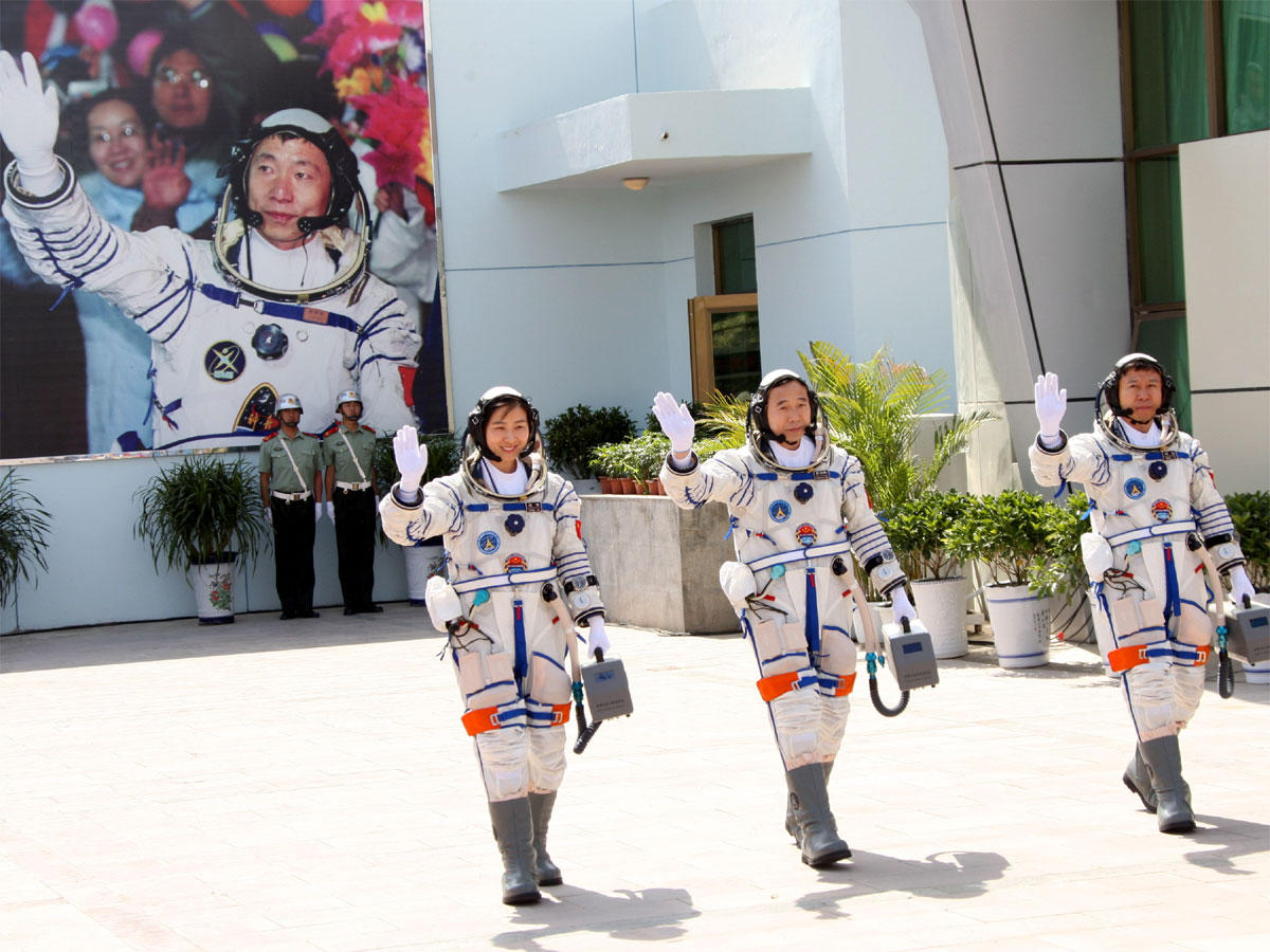 Китайские космонавты