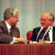 Михаил Горбачев и Борис Ельцин