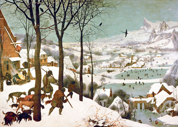 Картина «Охотники на снегу»