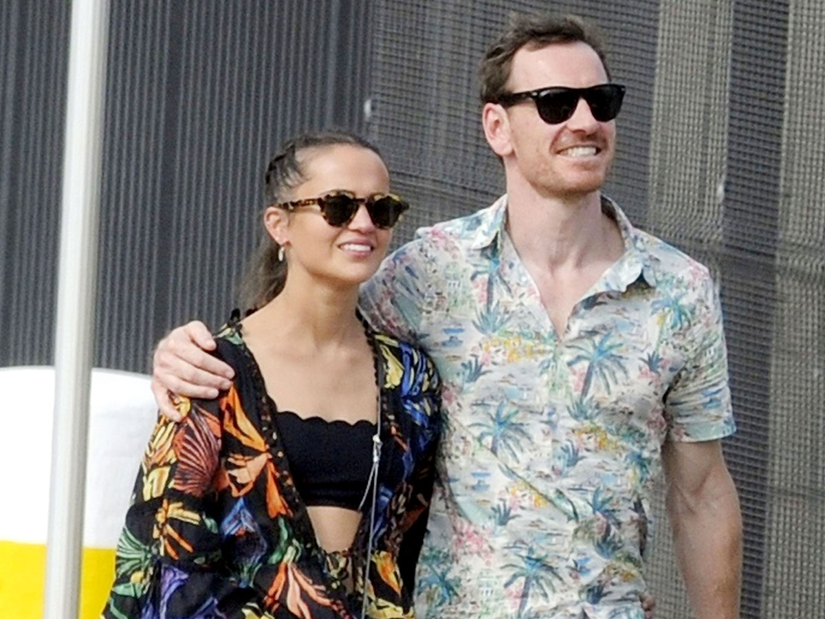 Алисия Викандер и Майкл Фассбендер