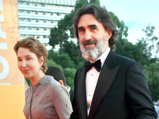 Вячеслав Бутусов с женой