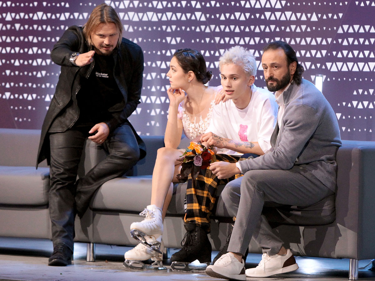 Для Ставиского (слева) и Авербуха (справа) Женя Медведева и Даня Милохин словно собственные дети