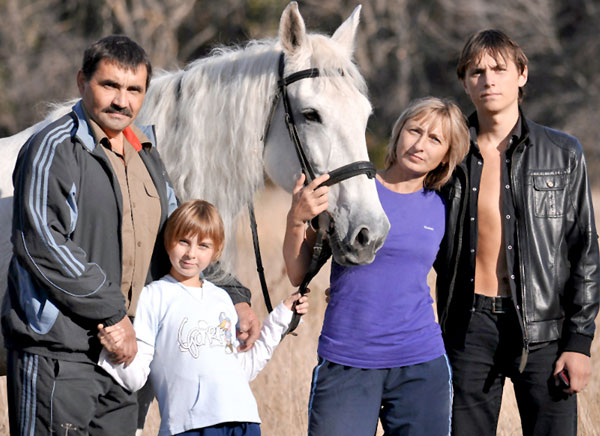 Семья Валерии: папа, мама, брат Ярослав и сестра Ангелина