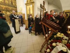 Отпевание режиссера Сергея Соловьева. Фото: Борис Кудрявов