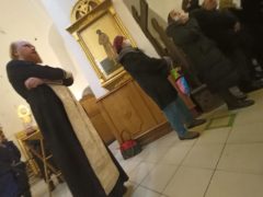 Отпевание режиссера Сергея Соловьева. Фото: Борис Кудрявов