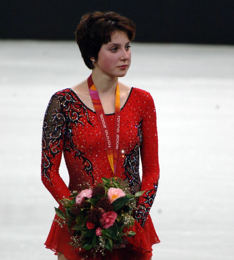 Ирина Слуцкая завоевала бронзовую медаль XX Зимних Олимпийских игр в Турине