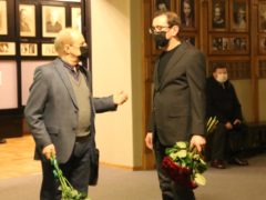 Константин Хабенский на похоронах Анастасии Вознесенской. Фото: Борис Кудрявов