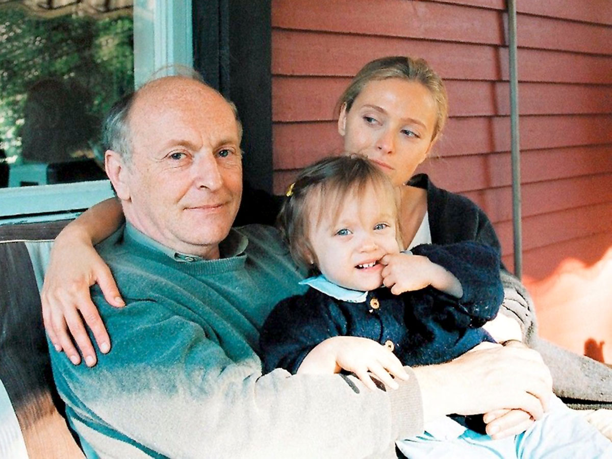 Бродский с женой Марией и дочерью Анной на острове Торе в Швеции (август 1994 г.)