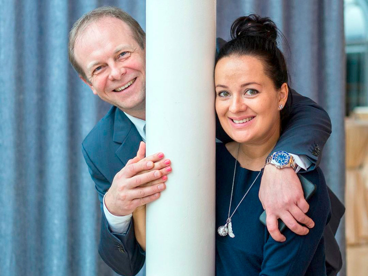 Сергей Куренков с женой Ольгой