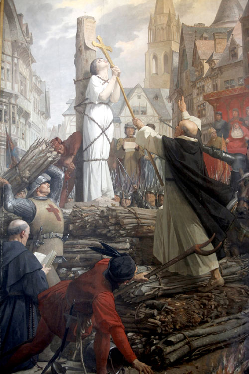 Жюль Эжен Леневе, «Казнь Жанны» (1889 г.)