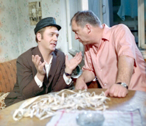 С Леонидом Куравлевым в «Афоне»