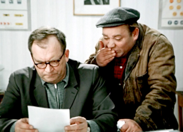 С Евгением Леоновым в «Большой перемене»