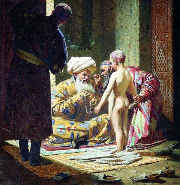 В. Верещагин «Продажа ребенка-невольника», 1872 г.