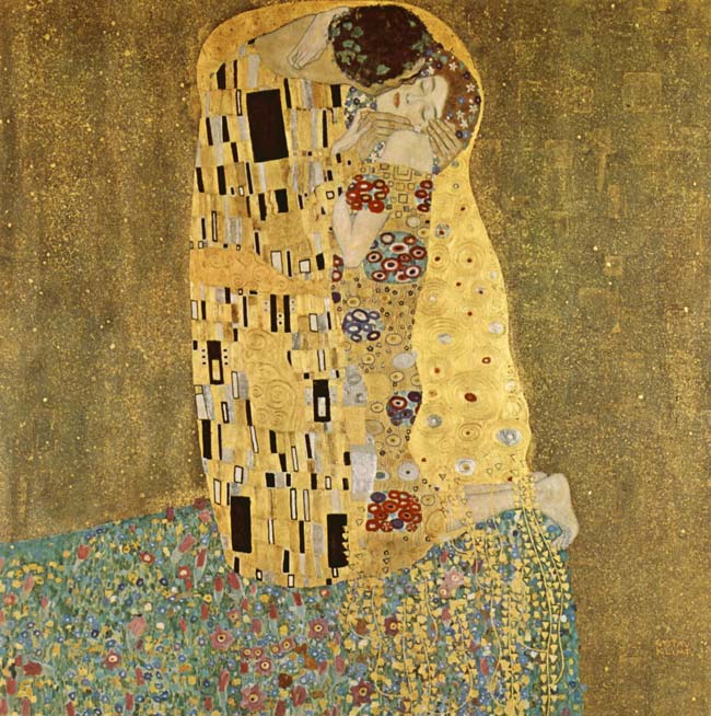 Есть версия, что у девушки на картине «Поцелуй» лицо Эмилии Флеге (на фото ниже)