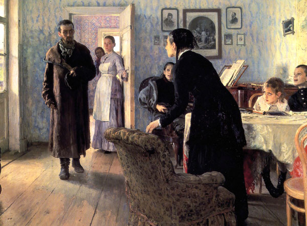 Илья Репин «Не ждали», 1884 г.