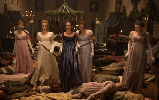 Сцена из фильма «Гордость и предубеждение и зомби»