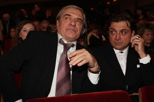 Александр Лазарев-старший с сыном Александром-младшим