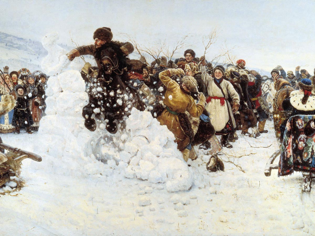 Картина «Взятие снежного городка» В.И. Суриков