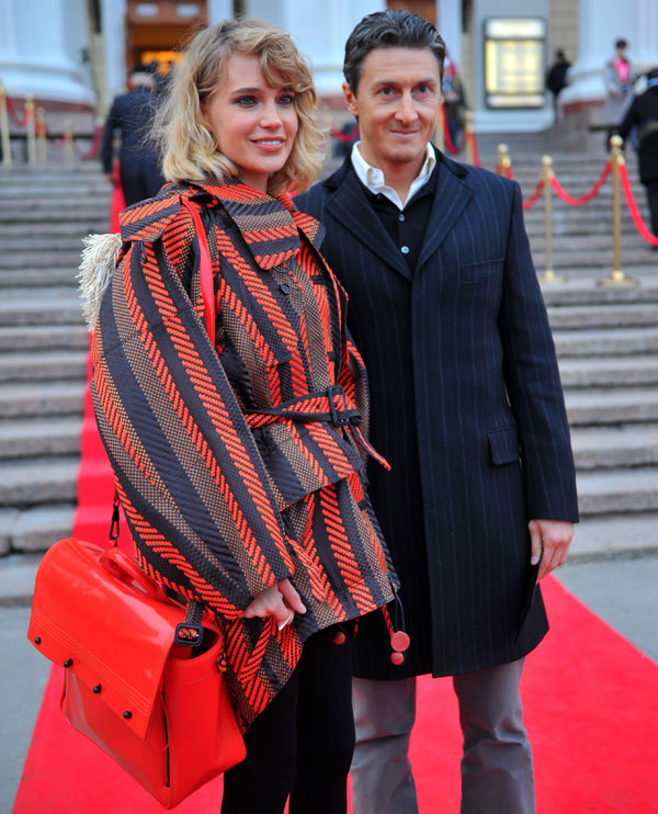 Наталья Чистякова-Ионова с мужем