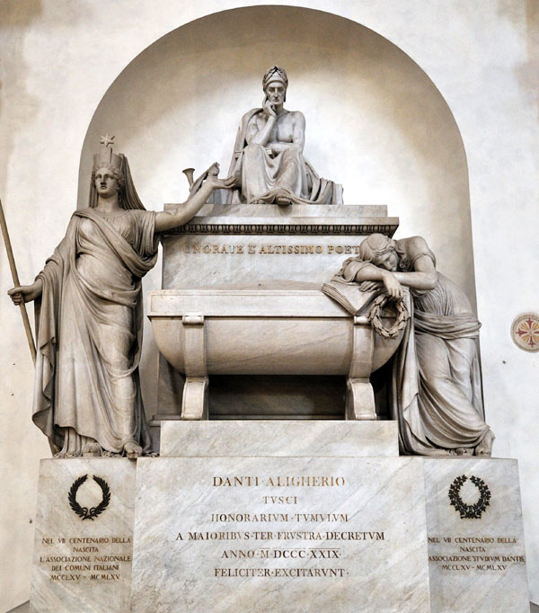 Мавзолей Данте во Флоренции (но он похоронен не здесь)