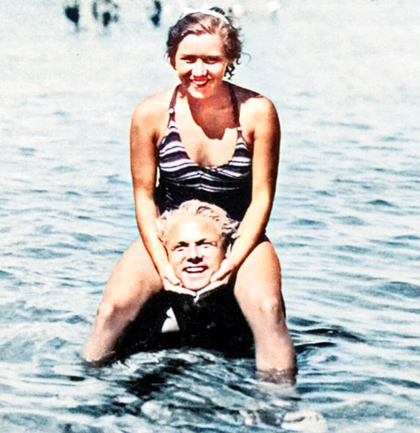 Столяров-старший с женой Ольгой