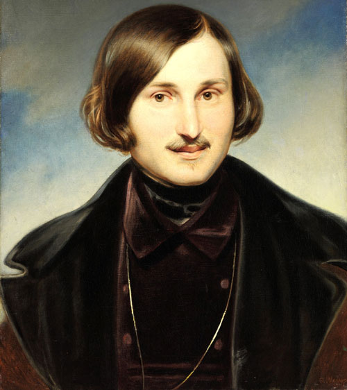 Николай Гоголь. Портрет работы Ф. А. Моллера, начало 1840-х