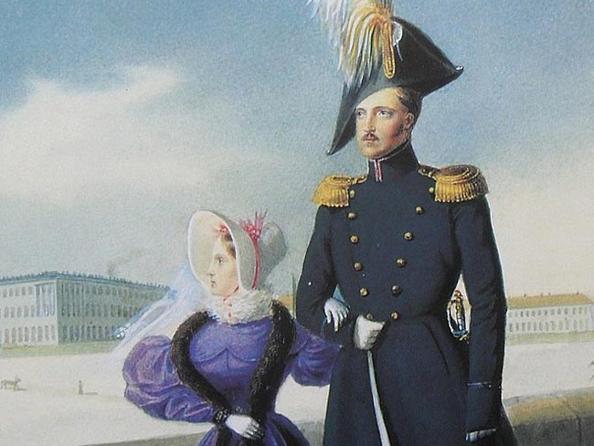 Николай I с дочерью Марией